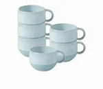 like. by Villeroy & Boch Perlemor Aqua Espressotasse 60 ml 6er Set