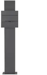 ML-Design ECD Germany Standbriefkasten Anthrazit Edelstahl 170 cm freistehend,...