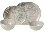 Ritzenhoff & Breker Cecina Basic-Set 12-teilig gemustert - Perle