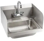 Royal Catering Edelstahl Waschbecken - inkl. Armatur
