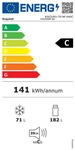 Exquisit K&uuml;hl-Gefrierkombination KGC265-70-NF-040C inoxlook-az | No Frost 