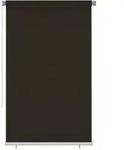 vidaXL Au&szlig;enrollo 140x230 cm Braun HDPE