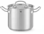 HENDI Kochtopf, hoch - mit Deckel, Kitchen Line, 45L, ⌀400x(H)360mm