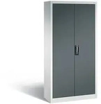 C+P Werkstattschrank | HxBxT 195x93x40cm | Lichtgrau/Anthrazit von PROREGAL