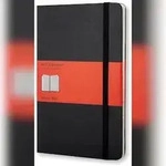 Adressbuch Large A5 liniert mit Register Hardcover schwarz
