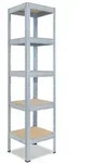 shelfplaza PRO 200x40x40 cm Schwerlastregal in verzinkt mit 5 B&ouml;den und 200 kg