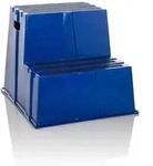 Tritthocker / Trittstufe TIO-E2 Kunststoff blau hjh OFFICE