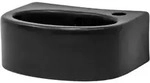 LuxeBath ML-Design Mini-Waschbecken Keramik Schwarz 33,5&times;25,5&times;13 cm,...