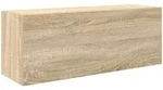 vidaXL Bad-Wandschrank Sonoma-Eiche 80x25x30 cm Holzwerkstoff