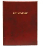ROTH Zeugnisringbuch, Kunststoff, DIN A4, dunkelrot