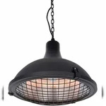 Sunred Terrassenheizer Indus II Bright H&auml;ngend Schwarz 2100 Watt