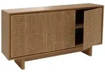 Mendler Sideboard HWC-O35, Schrank Highboard, 3 T&uuml;ren Stauf&auml;cher, Melamin