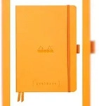 Rhodiarama Goalbook A5 mit flexiblem Einband, 120 Blatt elfenbein 90g, kariert -