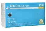 Medi-Inn Nitril Black Plus Einmalhandschuhe, Gr. S, schwarz, puderfrei, 10 x 100