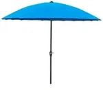 DELUKE Sonnenschirm ZARBES mit 24 Streben Blau Polyester Gartenschirm...