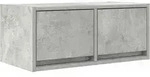 vidaXL TV-Schrank Betongrau 60x31x25,5 cm Holzwerkstoff