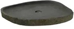 vidaXL Waschbecken Grau (55-65) x (40-50) x 6 cm Flussstein