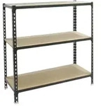 PROREGAL Schwerlastregal BABY MULI | HxBxT 90x80x30cm | 3 Fachb&ouml;den | Fachlast...