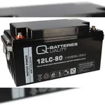 Q-Batteries 12LC-80 / 12V - 80Ah Blei Akku Zyklentyp AGM - Deep Cycle VRLA