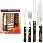 Tramontina Grillset, Besteck 14-teilig, rostfreier Edelstahl, FSC-zertifizierter