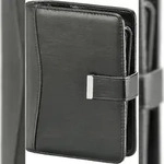 BSB Zeitplaner Kunststoff A6 schwarz 02-0416 mit Lasche