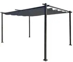 Jet-Line Pavillon Gartenpavillon LUXOR LIGHT 3x4m anthrazit