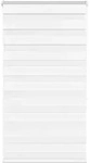 vidaXL Doppelrollo Wei&szlig; 85x150 cm Stoffbreite 80,9 cm Polyester