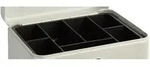 ALCO Geldkassette Stahlblech mit Schloss 310x225x75mm grau