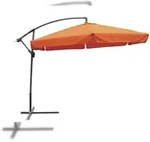 DELUKE Ampelschirm CALLI &Oslash; 300cm 6-eckig Terrakotta Polyester Sonnenschirm mit