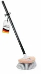 Allzweck Waschb&uuml;rste Halbmond runde Form 20cm Breit Fensterwascher weiche...