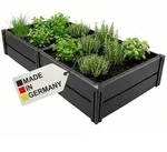 NYVI Hochbeet NYVIGreen L 158x82x31cm 336 Liter - Kunststoff Kr&auml;uterbeet f&uuml;r
