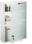 Relaxdays Medizinschrank, 3 F&auml;cher, abschlie&szlig;bar, HBT: ca. 58x38x13cm,...