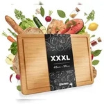 CLP Schneidebrett aus Bambus XXXL 45 x 30 cm 45x30 cm
