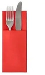 Papstar 300 Servietten "ROYAL Collection" 40 cm x 30 cm rot mit Besteckfalz