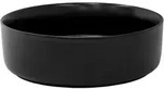 LuxeBath ML-Design Aufsatzwaschbecken Keramik Schwarz matt &Oslash;360&times;120 mm, rund,...