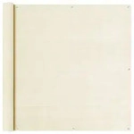 vidaXL Balkon Sichtschutz Creme 120x500 cm HDPE