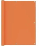 vidaXL Balkon-Sichtschutz Orange 120x400 cm Oxford-Gewebe