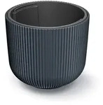 Prosperplast - Anthrazitfarbener Blumentopf mit Reservoir, MILLY-Kollektion - 29,8 x