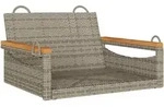 vidaXL H&auml;ngesessel Grau 63x62x40 cm Poly Rattan