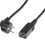 BACHMANN Netzkabel Schutzkontakt - IEC320-C19 16A/250V, unverpackt, schwarz, 2 m