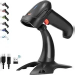 Tera Pro kabelloser Barcode-Scanner, Bluetooth, QR-Code, St&auml;nder, 2.200 mAh, HW0002