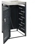 Proregal 1er-M&uuml;lltonnenverkleidung | HxBxT 110x60x62cm | 80-240 Liter 