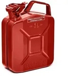BW&reg; Kraftstoffkanister Metall Benzinkanister 5 Liter - Rot - RAL 3000 -