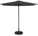 vidaXL Garten-Schirm mit Fu&szlig; 270 x 270 cm Polyester Rechtwinklig