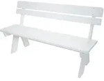 Proregal Gartenbank | HxBxT 86x148x54cm | Sitzh&ouml;he 45cm | Massiv-Holz 148cm |...