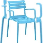 CLP Gartenstuhl Joliya Kunststoff HBT: 82x57x57 cm blau