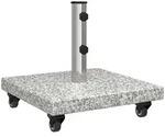 vidaXL Sonnenschirmst&auml;nder Grau 45 x 45 x 45 cm Granit