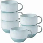 like. by Villeroy & Boch Perlemor Aqua Kaffeetasse 190 ml 6er Set