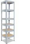 shelfplaza PRO 230x40x40 cm Schwerlastregal in verzinkt mit 6 B&ouml;den und 166 kg