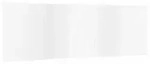 vidaXL Paravent Wei&szlig; 165x600 cm Bambus
